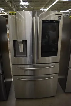 Высококачественный 4-дверный холодильник с французской дверцей объемом 28 кубических футов и сенсорным экраном 21,5 дюйма из нержавеющей стали