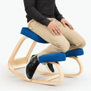 Деревянный стул для коленопреклонения, Эргономичная Правильная осанка, компьютерный стул, Защита от близорукости, стул для колен, Деревянная мебель для домашнего офиса