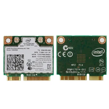 Двухдиапазонная Беспроводная карта переменного тока 7260HMW Mini PCI-E BT4.0 Intel для HP SPS 710661-001