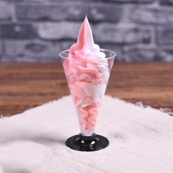 Имитационная модель Мороженого, образец чашки для фруктового мороженого, пластиковый Реквизит для мороженого, Поддельная Модель еды