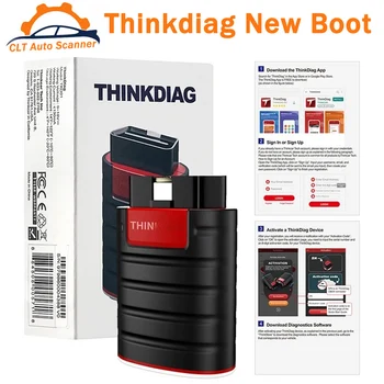 2023 THINKCAR Thinkdiag Новая версия Полной системы С годичным оригинальным программным обеспечением Автомобильный сканер OBD2 Диагностический инструмент В наличии