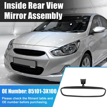 Uxcell Зеркало заднего вида в салоне автомобиля в сборе 85101-3X100 Для Hyundai Elantra, Для Hyundai Tucson, Для Kia Forte, Для Kia Rio
