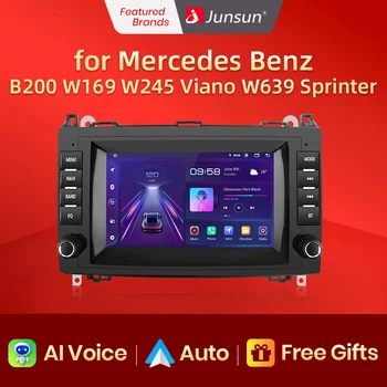 Junsun Android Авторадио для Mercedes Benz B200 Class Sprinter W906 Viano Vito W639 Carplay Автомобильный Мультимедийный GPS 2din авторадио