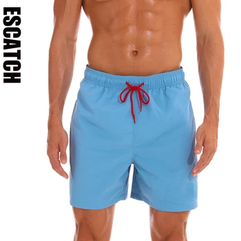 Escatch 2023 Быстросохнущие мужские шорты для плавания, летние мужские купальники для серфинга, мужские пляжные брюки для серфинга, спортивная одежда для кемпинга