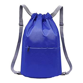Износостойкий рюкзак на шнурке, модный рюкзак для альпинизма, спортивная сумка для велоспорта на открытом воздухе, Регулируемый ремень из ткани Оксфорд Для девочек и мальчиков