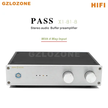 Буферный предусилитель ZEROZONE HIFI PASS X1-B1-B Стерео аудио предусилитель с 4-полосным входом
