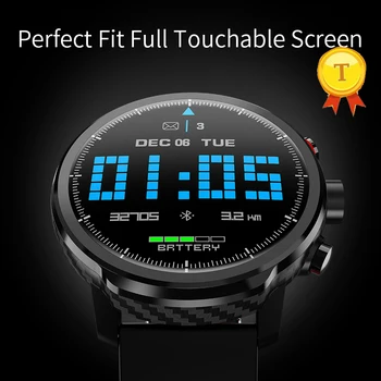 Мужские смарт-часы prefect fit с полным сенсорным экраном, водонепроницаемость IP68, несколько спортивных режимов, Bluetooth, умные часы в режиме ожидания 100 дней