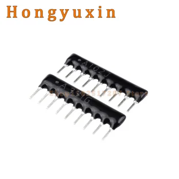 10ШТ 9-Контактный Резисторный Сетевой массив A103J A102J A472J 4,7K 1K 10K 2K 3K 6,8K 3,3K 2,2K 2,54 ММ Pin SIP-9