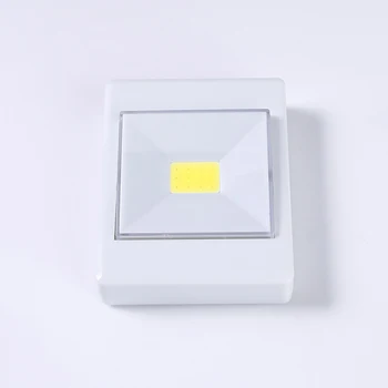 Простой магнитный COB светодиодный выключатель Настенные Ночники Аккумуляторная лампа Шкаф на батарейках Гаражный Шкаф Аварийное освещение для кемпинга
