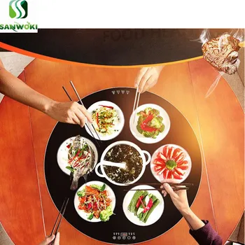 многофункциональная круглая вращающаяся тарелка диаметром 1000 мм, доска для разогрева пищи, машина для подогрева супа, стол для изоляции овощей