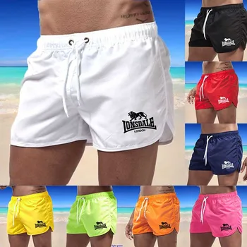 Мужские пляжные шорты Красочные купальники Быстросохнущие Дышащие Пляжные шорты для серфинга, летние плавки для плавания, одежда, брюки