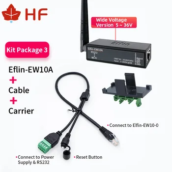 Самые маленькие беспроводные сетевые устройства Elfin-EW10A-0 с функцией Modbus TPC IP от RJ45 RS232 до последовательного сервера WIFI