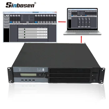 LA8 Sinbosen 4-канальный 2U DSP усилитель мощности 2200 Вт класса Td Подходит для профессионального линейного динамика