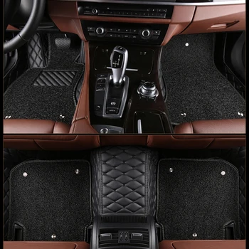 Двухслойные автомобильные коврики в индивидуальном стиле для BMW X6 E71 2008-2014 годов выпуска Детали интерьера Автомобильные аксессуары