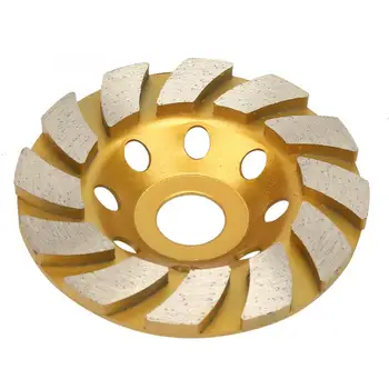 Сегментный шлифовальный круг 100 * 20 мм, чашечный отрезной диск для бетона, мрамора, гранита, шлифовальный круг для шлифования