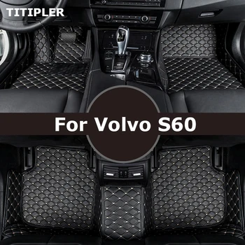 Автомобильные коврики TITIPLER на заказ для Volvo S60 Foot Coche Accessories Автомобильные ковры