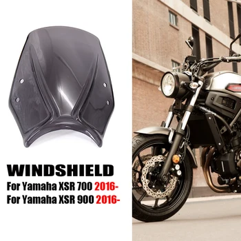 XSR700 XSR900 Ветровое Стекло Мотоцикл Спортивный Ветрозащитный Экран Аксессуары Для YAMAHA XSR 700 xsr 900 2016-