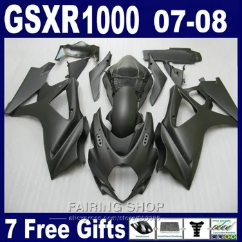 Горячая распродажа комплект обтекателей для Suzuki GSXR 1000 07 08 матово-черный комплект обтекателей для мотоциклов GSXR1000 2007 2008 PG39