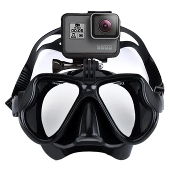 JoyMaySun Профессиональная маска для подводного плавания с камерой, маска для дайвинга, плавательные очки, трубка, держатель для камеры для подводного плавания с аквалангом для GoPro
