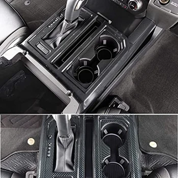 Панель переключения передач в стиле углеродного волокна, Накладка крышки центральной консоли для Ford Raptor F150 2021 2022 2023
