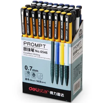 Шариковые ручки Deli 0,7 мм Синие чернила Офисные школьные принадлежности канцелярские принадлежности 6546