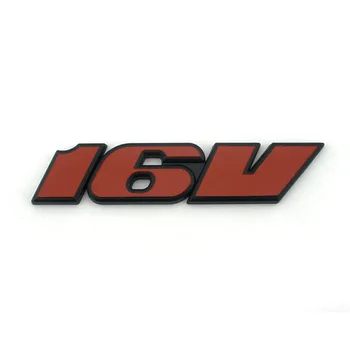 Красная автомобильная надпись 16v Эмблема Passat Значок Polo 3D наклейка Эмблема Corrado Логотип двери багажника