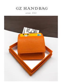 Женский модный кошелек из натуральной кожи Роскошного дизайна, маленький кошелек с монетами, женская модная сумка для денег, высококачественные держатели визитных карточек