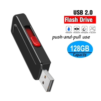 Ключ 128G Thumb USB 2.0 USB флэш-накопитель 32 ГБ 64 ГБ USB-накопитель 128 ГБ Флешка для смартфона / ПК