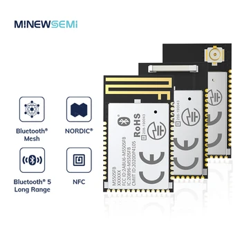 MinewSemi MS50SFB1 Bluetooth с низким энергопотреблением nRF 52810 чип-штыревой модуль печатная плата Антенна Умный Дом Умное сельское хозяйство