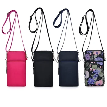 Небольшие сумки через плечо нейлоновые женские сумки для мобильных телефонов Мини-женская сумочка-мессенджер Lady Wallet New 2022 CrossBody Bag Спортивный кошелек