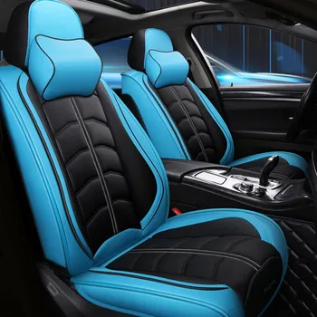 Высококачественный чехол для автокресла из искусственной кожи Citroen C4 Hatchback Для Chevrolet Cruze (Спереди + сзади), 5-местная подушка сиденья