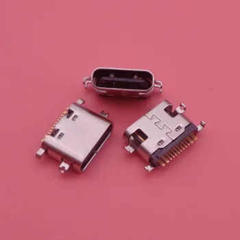 5шт Разъем USB 3.1 Type C 16-Контактный Разъем SMT Tab jack Версии Розетки Для Ulefone Power 5 MTK6763 Octa Core 6.0