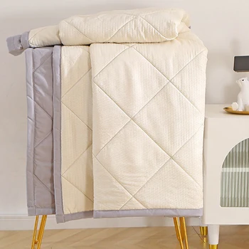 Охлаждающее одеяло для кондиционирования воздуха, Выстиранное хлопчатобумажное одеяло, Лоскутное летнее одеяло, Тонкое стеганое одеяло, охлаждающее одеяло для квилтинга