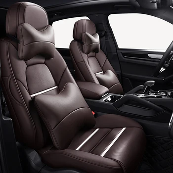 Чехлы для автомобильных сидений MG ZS 2017-2020 Аксессуары для интерьера на заказ, женская высококачественная автозащита из кожи наппа, Полный комплект