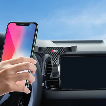 LHD! RHD! Для Skoda Karoq 2017-2021 Автомобильные аксессуары Gravity автомобильный держатель телефона Крепление на вентиляционное отверстие Мобильная подставка Крепление на приборную панель