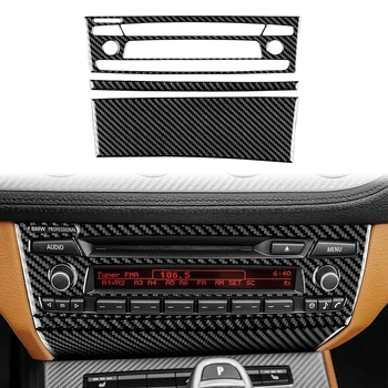 Для BMW Z4 E89 2009-2016 Рамка для компакт-диска с центральным управлением из углеродного волокна, Накладка на панель, Декоративная наклейка, Аксессуары