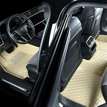 Роскошные кожаные автомобильные коврики для Peugeot 307 SW 2005-2008, Центр автоматической доставки, Аксессуары для интерьера, Ковры, накладки для ног