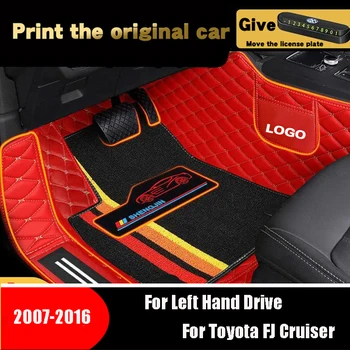 Высококачественный автомобильный пол LHD для Toyota FJ Cruiser 2016 2015 2014 2013 2012 2011 2010 2009 2008 2007 Аксессуары для салона автомобиля