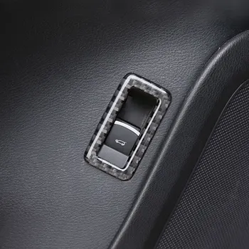 Автомобильные Аксессуары Накладка рамы переключателя заднего багажника из углеродного волокна для VW Touareg 2011 2012 2013 2014 2015 2016 2017 2018