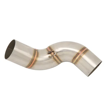 Выхлопная средняя труба из нержавеющей стали, устойчивая к высоким температурам, скользящая выхлопная средняя труба для Z900