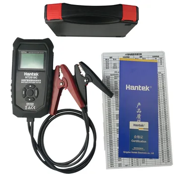 Hantek Automotive Тестер Аккумуляторной системы автомобиля HT2018B Цифровой ЖК-Анализатор Емкости Аккумулятора для зарядки 6 В/12 В/24 В
