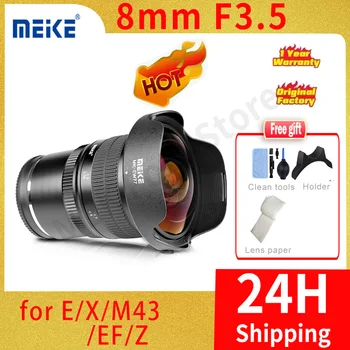 Объектив Meike 8 мм F3.5 с Диафрагмой 