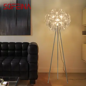 SOFEINA Современный Винтажный торшер Creative Simple Light Standing LED Декоративный для дома, гостиной, Спальни