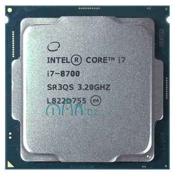 Intel Core i7-8700 i7 8700 3,2 ГГц Шестиядерный двенадцатипоточный процессор 12M 65W LGA 1151