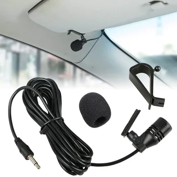 Горячая Распродажа 3,5 мм Микрофон Внешний Микрофон Для Автомобильной Стереосистемы GPS с поддержкой Bluetooth Аудио DVD U-Образный Фиксирующий Зажим