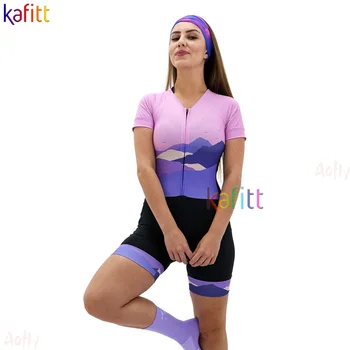 Женский велосипедный комбинезон Kafitt Bike Clothing Monkey с коротким рукавом, велосипедный комбинезон Macaquinho Ciclismo