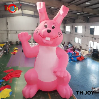 гигантский надувной кролик высотой 8 м/большие надувные игрушки на воздушном шаре