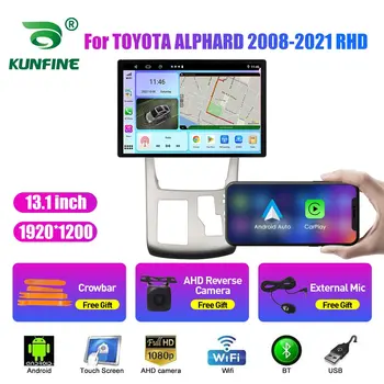 13,1-дюймовый автомобильный радиоприемник для TOYOTA ALPHARD 2008 2009-21 Автомобильный DVD GPS навигация Стерео Carplay 2 Din Центральный мультимедийный Android Auto