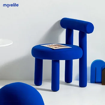 Креативный обеденный стул скандинавского дизайнера, стул для макияжа, кофейный стул, туалетный стул, роскошная современная мебель, гостиничный стул для отдыха.