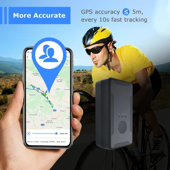Портативный 4G GPS трекер Персональный локатор слежения с батареей 3000 мАч Точная проверка местоположения для автомобилей грузовиков детей и пожилых людей